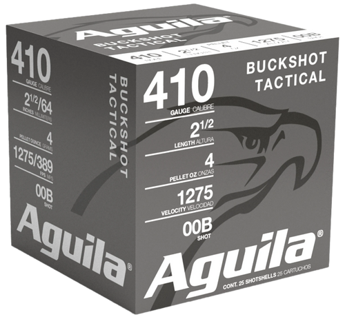 Aguila 410 Gauge Ammo 1/2 oz #00 Buck Ammunition - 25 Rounds