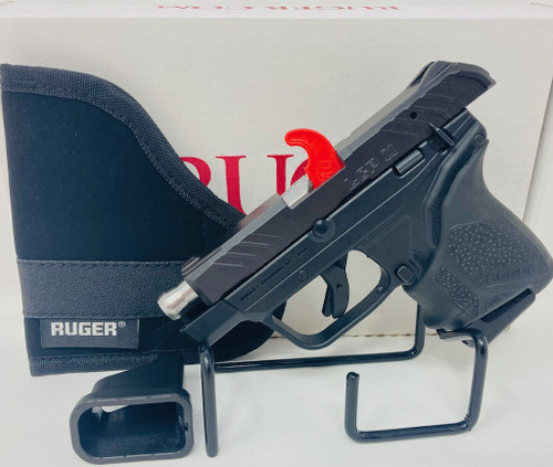 Ruger 13714 LCP II 22 LR 10+1 2.75" Satin Stainless Steel Barrel, Black Oxide Serrated Steel Slide, Black Textured Polymer Frame, Black Hogue HandALL Rubber Grips, Features Lite Rack System Ruger 13714 LCP II 22 LR 10+1 2.75" Satin Stainless Steel Barrel, Black Oxide Serrated Steel Slide, Black Textured Polymer Frame, Black Hogue HandALL Rubber Grips, Features Lite Rack System