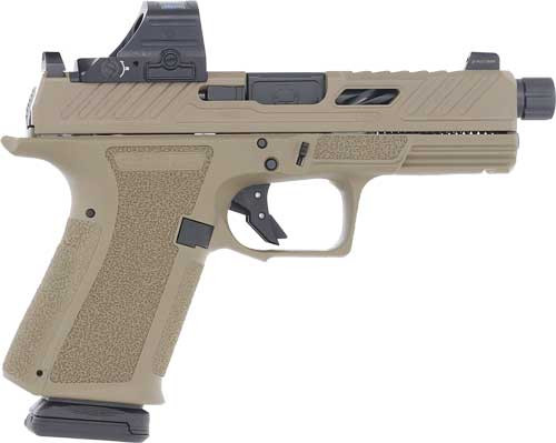 SHADOW SYS MR920 ELITE FDE 9MM HOLOSUN OPTIC THREADED BBL