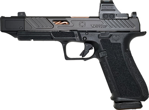 Shadow Systems Compensator W/Optic SS2211H 9Mm Luger Semi-Auto Pistol Tritium Sight 4.70 Barrel Black Finish