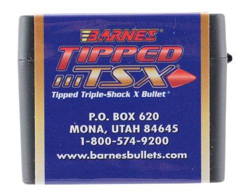 Barnes Bullets 30242 Tipped TSX 6.5mm .264 120 GRAIN TTSX Boat Tail 50 Box