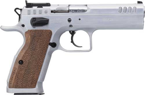 TANFOGLIO STOCK II 9MM 4.45 17RND CHROME/CHROME BULL BBL