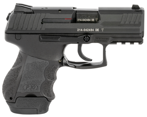   HK 81000297 P30SK Subcompact V1 Light LEM 9mm Luger 3.27" 10+1,13+1 Black Black Steel Slide Black Interchangeable Backstrap Grip