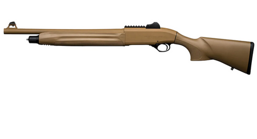 Beretta 1301 Tactical 12 Gauge 3" Semi Automatic Shotgun 18.5" Barrel 4 Rounds Ghost Ring Sights FDE