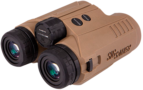   Sig Sauer Electro-Optics SOK10K11 KILO10K-ABS HD Binocular Rangefinder Flat Dark Earth Rubber Armor 10x42mm 10000 yds Max Distance 304x256 Active Matrix OLED Display