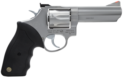   Taurus 2-660049 66 Standard 357 Mag 7rd 4" Matte Stainless Steel Black Rubber Grip