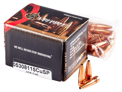 Wilson Combat 05308115CUSP .308 Reloading Bullet/Projectile 50 Per Box 810025507640
