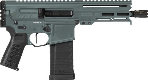 CMMG PISTOL DISSENT MK4 5.7X28 MM 6.5 32RD CHARCOAL GREEN