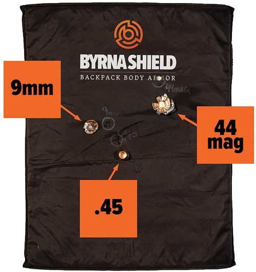 BYRNA SHIELD FLEXIBLE LEVEL IIIA BACKPACK INSERT 11X14