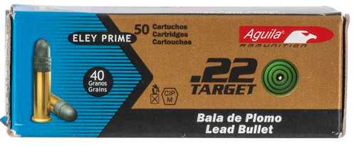Aguila 1B222500 Target Competition 22 LR 40 gr Lead Solid Point 50 ROUNDS   Aguila 1B222500 Target Competition 22 LR 40 gr Lead Solid Point 50 ROUNDS