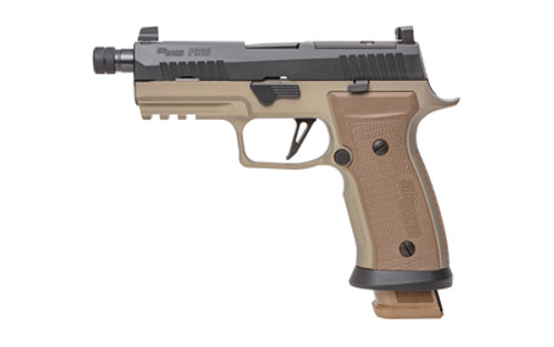 SIG P320AXG CMBT TB 9MM 4.6 21RD FDE