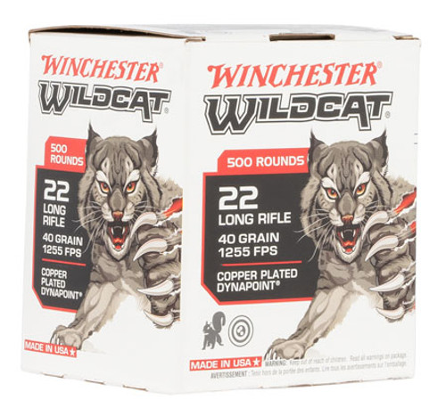 Winchester WW22LRB 22 LR Rimfire Ammo 40gr 500 Rounds 020892104181