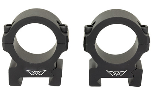 WARNE VAPOR HORIZ 30MM RINGS MED