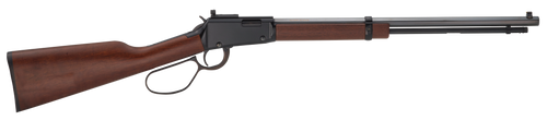 Henry H001TRP Small Game Rifle 22  LR Caliber with 16 LR/21 Short Capacity, 20" Barrel, Black Metal Finish & American Walnut Stock Right Hand (Full Size)
