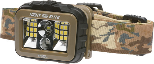 BROWNING NIGHT GIG ELITE AURIC HEADLAMP 560LUMENS RCHGBL 3AAA