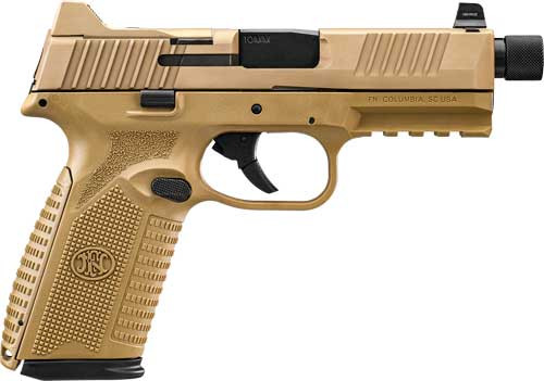 FN 510 TACTICAL 10 MM NMS 1-15RD 1-22 RD MAG NS FDE