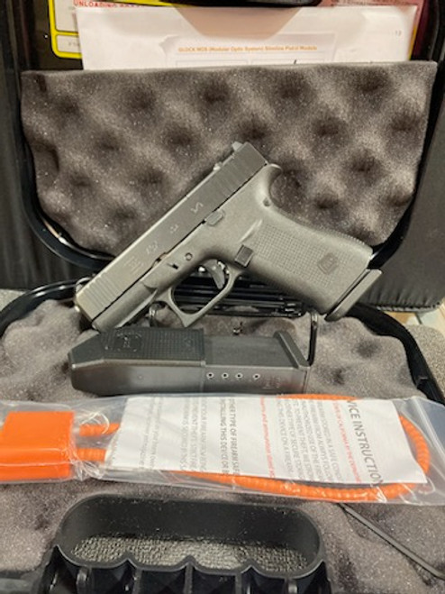 Glock UX4350201FRMOS G43X Subcompact MOS 9mm Luger 3.41" Glock Marksman Barrel 10+1, Black Slimline Frame & MOS nDLC Slide, Rough Texture Beavertail Grip, Reversible Mag. Catch, Safe Action Trigger, Optics Ready (US Made)