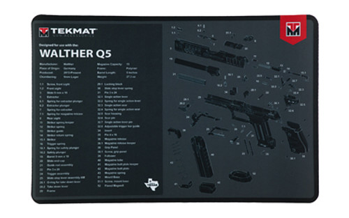 TEKMAT PSTL MAT FOR WALTHER Q5 SF