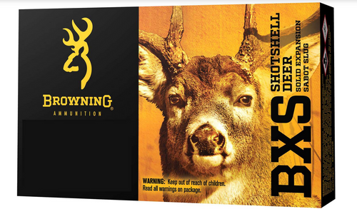 Browning Ammo B192430061 BXS Big Game & Deer 30-06 Springfield 180 gr 2750 fps Lead Free Solid Expansion Polymer Tip 20 rds