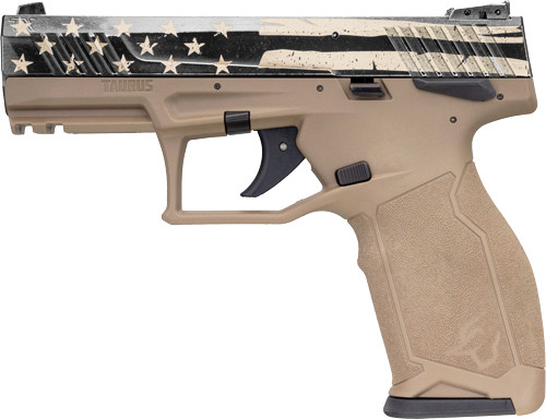 TAURUS TX-22 .22LR 4.1 ADJ. 10-SHOT  BLACK/US FLAG