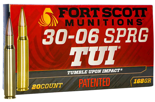 Fort Scott Munitions 3006168SCV 30-06 Springfield Rifle Ammo 168gr 20 Rounds 758381722034