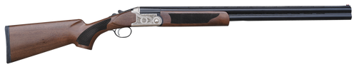   Pointer KAR1228 Acrius 12 Gauge with 28" Black O/U Barrel, 3" Chamber, 2rd Capacity, Nickel Engraved Metal Finish & Turkish Walnut Stock Right Hand (Full Size) Includes 5 Chokes