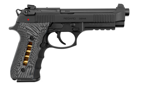 REGARD MC 9MM G4 BLK 4.9 18+1Beretta 92 StyleAccessory RailWindowed Mag & Grip