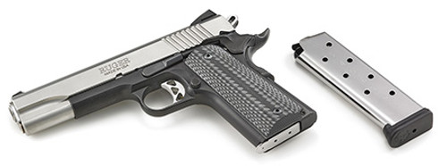 SALE PRICE Ruger 6792 SR1911 Full Size 45 ACP 8+1 5" Stainless Steel Barrel, Matte Stainless Serrated Slide, Satin Aluminum Frame w/Beavertail Black Anodized Aluminum Grips Right Hand