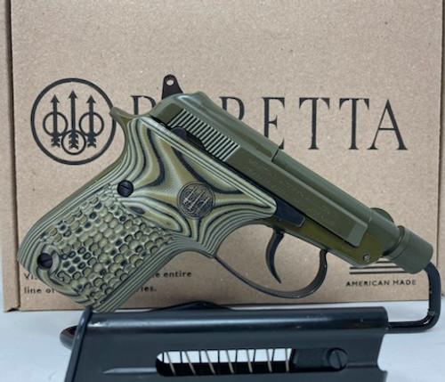 Beretta USA SPEC0695A 21A Bobcat Kale Slushy Compact Compact 22 LR 7+1 2.90" OD Green Barrel, Frame & Serrated Slide, OD Green Textured Grips