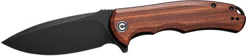 CIVIVI KNIFE PRAXIS 3.75 CUIBOURTIA WOOD/BLACK STNWSH