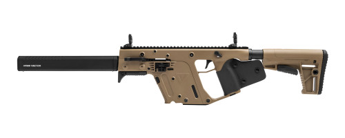 VECTOR CRB 45ACP 16 FDE CAKYDEX GRIP WRAPDelayed BlowbackSuper V Recoil MitigationPivoting Single Stage Trigger