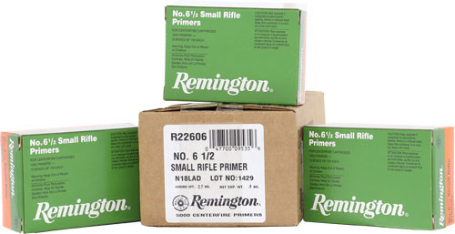 REM PRIMERS- SMALL RIFLE 5000-PK. CASE LOTS ONLY