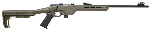 Citadel CIT22LRBLTFDE Trakr  Bolt Action 22 LR 10+1 18 Threaded Barrel Blued Rec FDE Synthetic Stock Black Grip