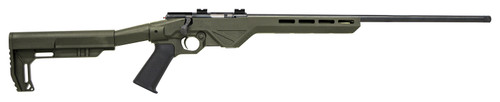 Citadel CIT22WMBLTODG Trakr  Bolt Action 22 WMR 5+1 18 Threaded Barrel Blued Rec OD Green Synthetic Stock Black Grip