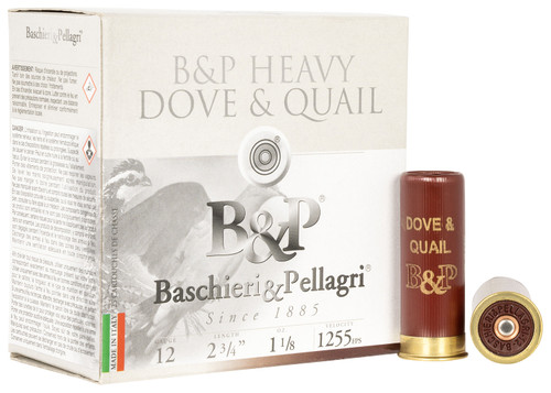 B&P 12 Gauge Shotgun Ammunition 12B18D6 2.75" #6 25 Rounds