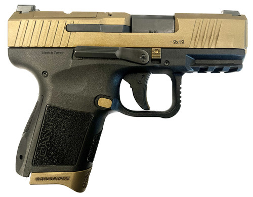METE MC9 9MM BRONZE 10+1OPTICS READY SLIDE CUTOptics Ready Slide3-Backstrap OptionsUndercut Trigger Guard
