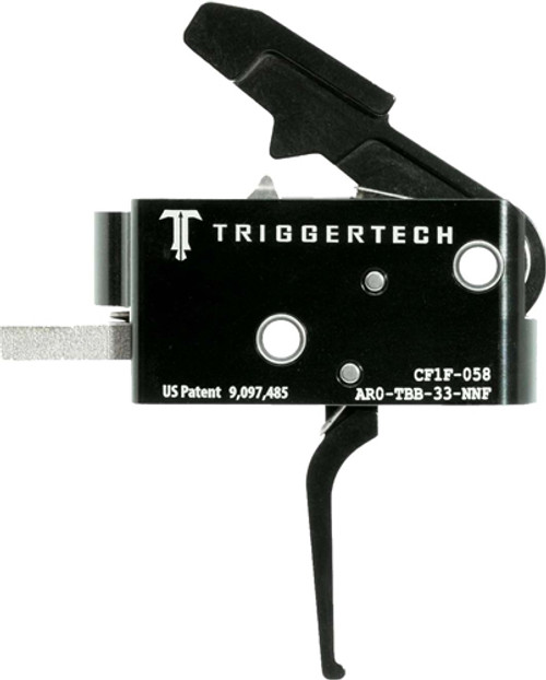 TRIGGERTECH AR-15 TWO STAGE BLACK COMPETITIVE FLAT