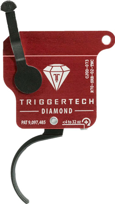 TRIGGERTECH REM 700 SNGLE STG BLACK DIAMOND CURVED CLEAN