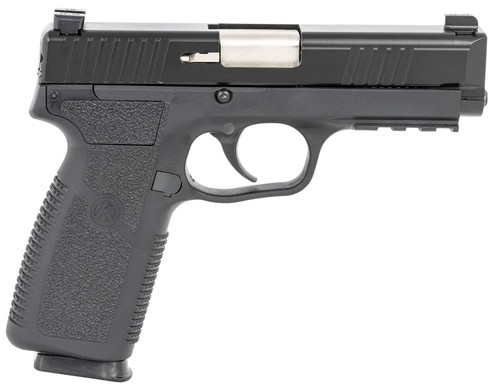 Kahr Arms TP90S94N TP-2  9mm Luger Caliber with 4 Barrel 8+1 Capacity Black Finish Picatinny Rail Frame Serrated Matte Black Stainless Steel Slide Textured Polymer Grip & TruGlo Night Sights