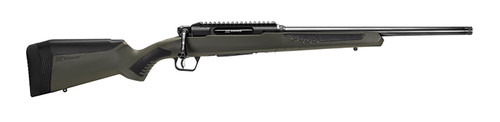 Savage Arms 57655 Impulse Hog Hunter 30-06 Springfield 4+1 Matte Black 20 Threaded Barrel/Rec Matte OD Green Fixed AccuStock with AccuFit Includes Detachable Box Mag