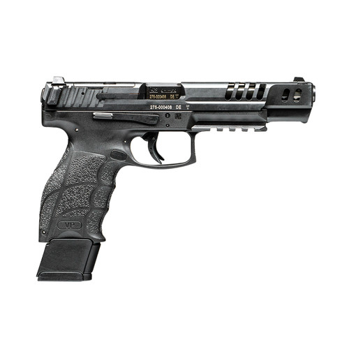 HK 81000556 VP9 Match Optic Ready 9mm Luger 5.51 10+1 (4) Black Black Steel Slide Black Interchangeable Backstrap Grip (Push Button)