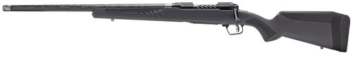 Savage Arms 57714 110 UltraLite 6.5 Creedmoor 4+1 22 Carbon Fiber Wrapped Barrel Black Melonite Rec Gray AccuStock with AccuFit Left Hand