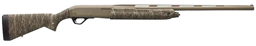 Winchester Repeating Arms 511311292 SX4 Hybrid Hunter 12 Gauge 3.5 4+1 (2.75) 28 FDE Cerakote Barrel/Rec Mossy Oak Bottomland Furniture TruGlo Fiber Optic Sight (Left Hand)