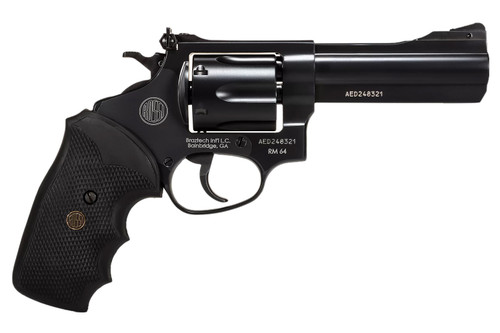 Rossi 2RM641 RM64  357 Mag 6 Shot 4 Black Stainless Steel Frame Textured Rubber Grips