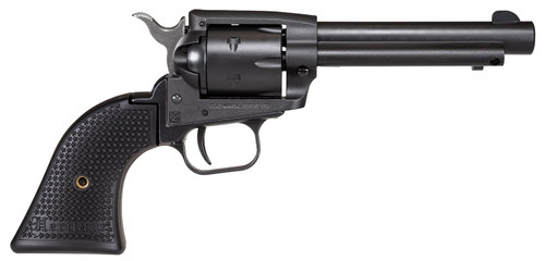 Heritage Mfg SRR22BS4PG Rough Rider  22 LR 6rd Shot 4.75 Black Satin Barrel Cylinder & Frame Black Polymer Grips