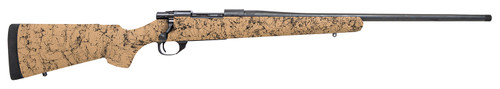 Howa HHS43334 M1500 HS Precision 300 Win Mag 3+1 24 Blued Threaded Barrel/Rec Tan with Black Webbed HS Precision Stock