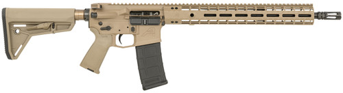 Aero Precision APCR640442 M4E1  5.56x45mm NATO 30+1 16 Mid-Length Barrel FDE 15 Enhanced M-LOK Handguard Magpul Grip/SL Carbine Stock Ambi Charging Handle/Safety