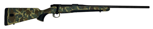 Mauser M18OS7MT M18  7mm Rem Mag 4+1 24.40 Black Barrel/Rec Old School Camo Stock with Storage Compartment & Soft Grip Inlays