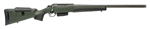 Tikka JRTXRSV370 T3x Super Varmint 7mm Rem Mag Caliber with 5+1 Capacity 23.70 Barrel Tungsten Cerakote Metal Finish & Black Webbed Green Roughtech Stock Right Hand (Full Size)