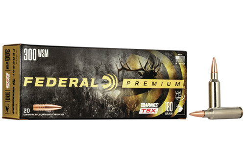 Federal P300WSMF 300 WSM Rifle Ammo 180 gr 20 Rounds 029465097219